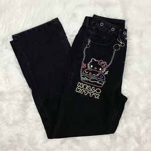 hello kitty straight leg jeans !!